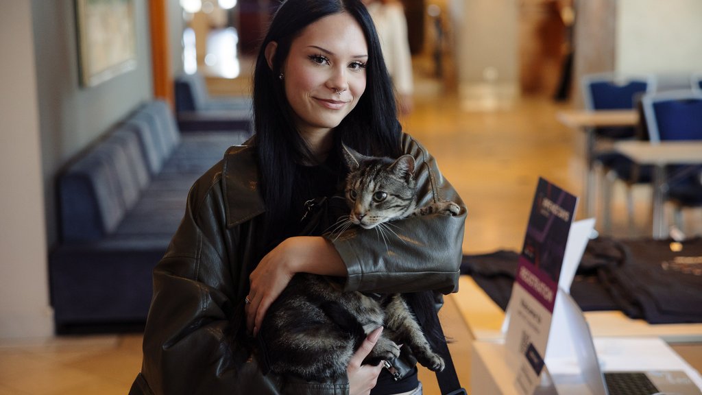 An attendee at RIPE NCC Days Baltics